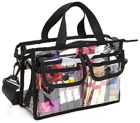 Narunii Sac Transparent,Trousse de Toilette de Voyage en PVC,Trousse de Maquillage Transparente Sac Trousse Hommes/Femmes