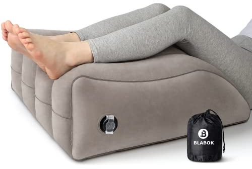 BLABOK Wedge Pillow zum Schlafen - Aufblasbare Leg Elevation Pillow für Schwellung