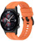 FTRONGRT 22mm Bracelet pour montre Fossil Gen 5 Garrett, Silicone Bracelet, Sangle de Remplacement pour Fossil Gen 5 Garrett.Orange