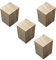 CHEWYNP 10 cm de Haut Rehausse de Meuble Pieds de Meuble Rehausse de Meuble en Bois Pieds de Meuble Lit Augmenter la Hauteur de Meuble Rehausseur de Meuble Canapé Chaise Armoire Lifter 4 p