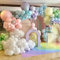 189 Stück Pastell Ballon Bogen Kit Macaron Luftballons Farben 5/10/18 Zoll Oster ballon Bogen Pastell Regenbogen Luftballons zum Geburtstag Hochzeit Weihnachten Baby Dusch party Dekorationen