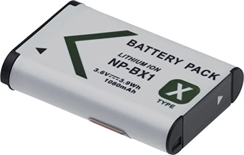 Batterie T6 Power pour SONY HDR-CX405, Pile Appareil Photo, Li-Ion, 3,7 V, 1080 mAh (4 Wh), noir