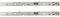 ZYNCUE 2Pcs LED Light Bar Strip & Cover for RONGSHENG for HISENSE Refrigerator LED Light E349766 MDDZ-162A 1629348 DC12V 2W