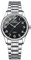 JewelryWe Damen Uhren Analog Quarz 30M Wasserdicht Armbanduhr Klassisch Einfach Edelstahl Armband Partner Freundschaft Uhr mit Digital Zifferblatt und Uhrenwerkzeug Schwarz