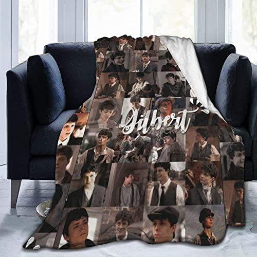 LOUJIN Lucas Schauspieler Jade Zumann, ultraweicher, leichter Flanell-Fleece-Überwurf, warme Klimaanlage, für Couch, Sofa, Bett, 125 cm x 100 cm