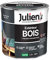 Julien Peinture Bois Microporeux Extérieur Satin - Portes, fenêtres, portails, mobilier de jardin - Gris Anthracite 2,5 L