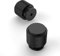 Amerdeco 10 Pack Matte Black Knurled Cabinet Knobs Kitchen Cabinet Pulls for Drawer Dresser, Cupboard and Wardrobe UK0040