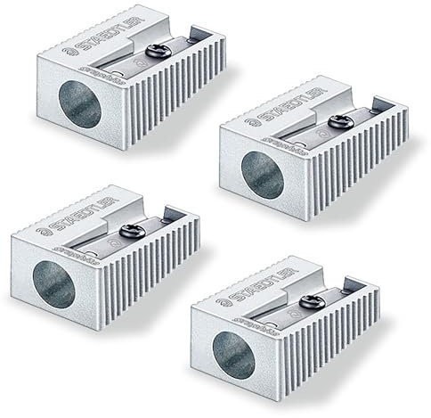 STAEDTLER Single Hole Quality Aluminium Pencil Sharpener (4)