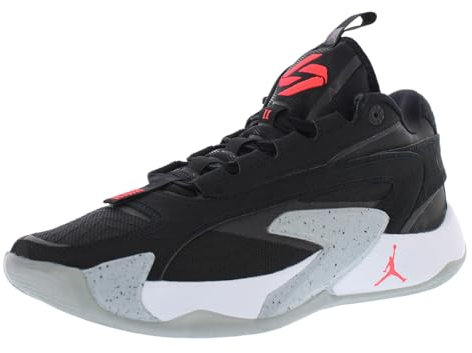 Nike Herren Jordan Luka 2 Sneaker, Black/Bright Crimson, 44 EU