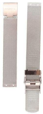 Skagen Uhrenarmbänder für Damen 14mm, Silber Edelstahl, original ersatzband für 358SGSCD