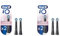 Oral-B iO Sanfte Reinigung Aufsteckbürsten für elektrische Zahnbürste, 2 Stück, sanfte Zahnreinigung, Zahnbürstenaufsatz für Oral-B Zahnbürsten, schwarz (Packung mit 2)