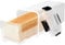 NIHUIFDPY Bread Storage Container, 32x11x11cm Airtight Bread Bin to Keep Bread Fresh with Tray, Airtight Bread Box with Lid, BPA free Plastic Bread Loaf Keeper for Bun Bagel Sandwich Home Kitchen