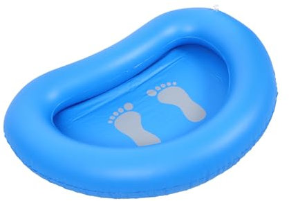 Milisten Inflatable Footbath Pool Foot Wash Foot Soaking Bath Basin Pool Foot Bath Basin Swimming Pool Foot Bath Pool Foot Bath Tray for Swimming Pool Inflatable Foot Bath Cleaning Tool