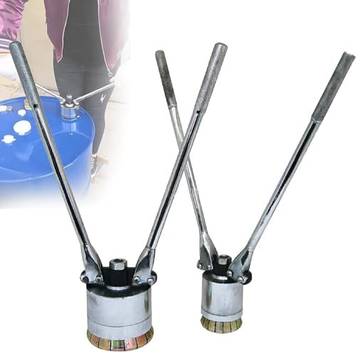 Gallon Drum Cap Seal Barrel Crimping Tool Oil Barrel Crimper 35mm & 70mm Oil/Iron Barrel Cap Sealing Machine Oil Drum Pressure Sealing Pliers(Size:Small35mm)