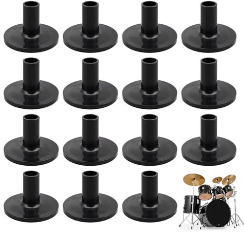 Fundas de Platillos de Batería en Plástico Duradero,Juego de 15 Fundas para Soportes de Platillos, Protección contra Desgaste y Decoloración