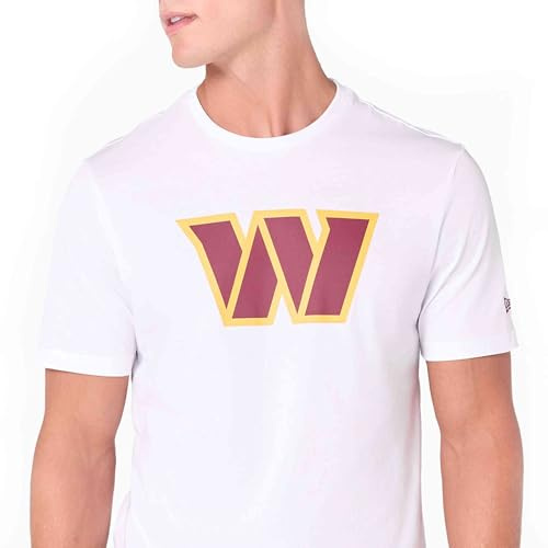 New Era Washington Commanders NFL Team Logo Weiß T-Shirt - XXL