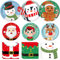 100 PCS Christmas Paper Plates and Napkins Sets Christmas Party Supplies - Dinner Plates, Dessert Plates, Napkins for Xmas Party Decorations, Serve 30