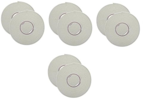 Angoily 4 Sätze Wandgrenze Flexible Fußleistenleiste Stuhlschiene Abziehen Und Aufkleben Aufkleber Für Wandkantenstreifen Kronenleiste Abziehen Und Aufkleben Pvc Beige 2 Stück * 4