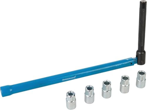 JOZMMZEOOA 6 Piezas Llaves de Tubo Huecas,Llave Tuerca Grifo 8-13MM Multifunctional Faucet Wrench, llave Hexagonal en l,Adecuado para la Instalación y el Mantenimiento de Grifos de Plomería(Azul)