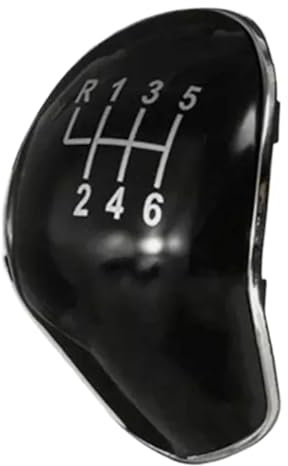 AWGNTQQ Stick Schaltknauf Für Ford Für Focus MK3 Fiesta C-Max B-Max Galaxy Für Mondeo Kuga 6 Gang Schaltknauf Hebelkappe Einsatzabdeckung Auto Schalthebel