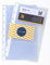 Exacompta - Réf. 86111E - Paquet de 10 recharges pochettes détachables pour porte-cartes de visite amovible à anneaux (réf 75151E) - format A5 - 6 cartes de visite par page - dimensions 13 x 21 cm
