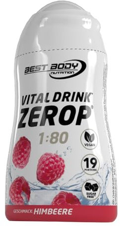Best Body Nutrition Vital Drink Zerop Squeeze (48ml) Frambuesa - Alimentos funcionales - Aromas y edulcorantes