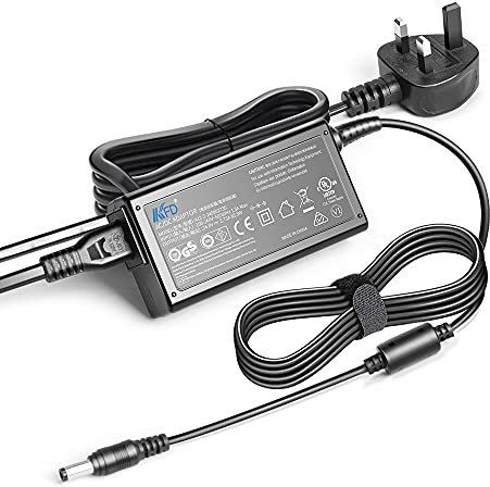 KFD 24V DC Power Supply Charger for Logitech G920 G923 G940 G25 G27 G29 Driving Force Racing Wheel Logitech G PRO Xbox 360 Steering Wheel, FUJITSU Scanner 24 Volt 2A 3A Power Adapter Transformer Cable