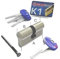 Cilindro a profilo europeo 3100 K1 - con 5 chiavi + chiave da cantiere (110 mm (40/70))