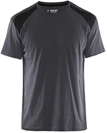Blaklader 337910429699S T-Shirt, Mittelgrau/Schwarz, Größe S