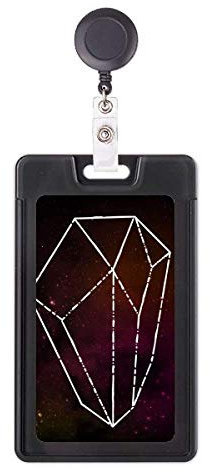 Crystal Universe Star Sky Fantasy Schutzhülle mit einziehbarem Ausweis, Kartenetui