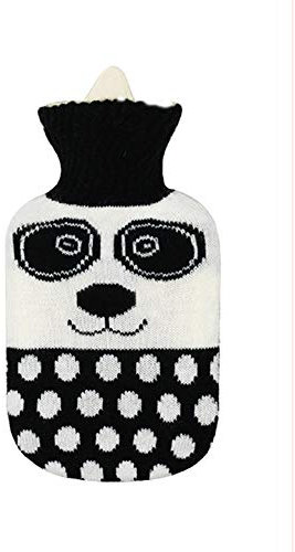 bouillotte Chat Grande Bouteille d'eau Chaude Injection d'eau Anti-déflagrant pour Enfants en Peluche Chauffe-Main Adulte rempli d'eau en Caoutchouc Sac d'eau Chaude 1800ml