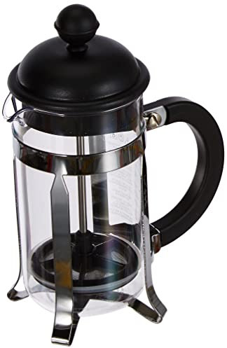 Bodum CAFFETTIERA 1913-01SA-10 Kaffeebereiter aus Kunststoff, 3 Tassen, 0,35 Liter, Schwarz