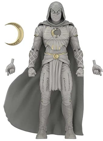 Hasbro Marvel Legends Series Disney Plus Moon Knight MCU Series Action Figure 15-cm Collectible Toy, includes 4 accessories, Multicolour (F3858)