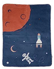 David Fussenegger Babydecke Mila 'Mars' 75 x 100 cm Blau