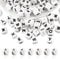 BEEFLYING 20-Piece White Cube Silicone Beads - 12mm Square Dice Alphabet Initial Large Hole Loose Spacer Beads for Bracelet & Necklace Jewelry Making Decoration (Letter L)