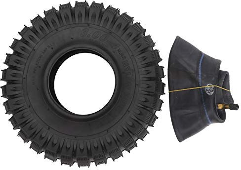 BORDSTRACT 3.00-4 Tire & Inner Tube Kit, Durable 3.00-4(10x3, 260x85) Replacement Tire and Inner Tube, Spare Tire for Scooter, Utility Dolly, Hand Truck