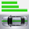 SUNBREATH 3PCS Car Hood Car Body Roof Modified Sport Style Stripe Sticker Graphic Vinyl Racing Stripe Decal Decoration Accessories Sticker for Cars Green