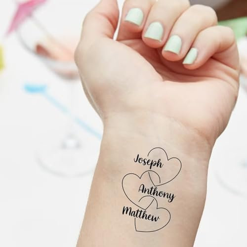 Nom Personnalisé Coeur Et Flèche Tatouage Temporaire Amour Saint-Valentin Cadeau D’amour, Imperméable À L’eau Amour Saint-Valentin Cadeau Amoureux Tatouage Personnalisé, Idéal Pour Les Fêtes,mariage(C