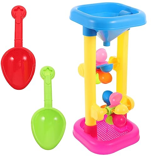 Gadpiparty Kinder Strandspielzeug Sanduhr Spielzeug Mit Wasserrad Und Sandrad 27 Zoll Kunststoff Sandspielzeug Für Kreatives Spielen Am Strand Und Im Sandkasten