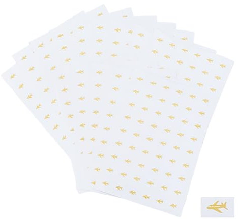 SUPERFINDINGS Flugzeugplaner Aufkleber Fliegende Planer Kunst Aufkleber Reisekarte Flugzeug Aufkleber Für Kalender Wasserdichte Laptop Gepäckaufkleber