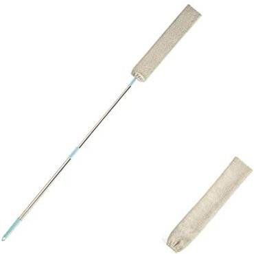 precipitador Cepillo de limpieza de polvo de brecha, hogar mojado y seco Limpieza plana Artefacto for cama Sofá inferior de tapa, alargamiento ajustable Limpieza telescópica Herramientas de limpieza d