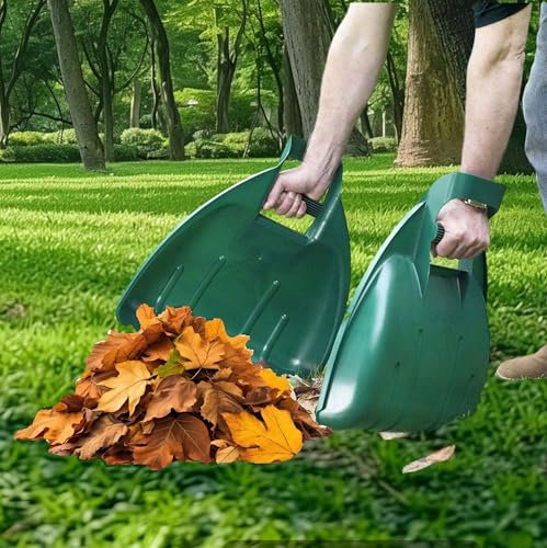 Leaf Grabbers With Handles Heavy Duty Garden Leaf Collector Set Garden Scoop Grabber Pair For A Tidy Garden