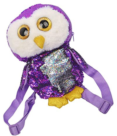 WRITWAA Schulrucksack Für Mädchen Mit Pailletten-design Leicht Und Klein Für Schule Und Reisen Mit Verstellbaren Trägern Für Snacks Und Bücher