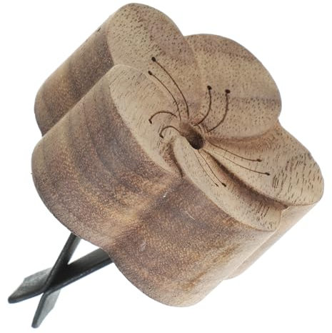 SECFOU 1Stk Diffusor Room Fragrance holzdeko duftdefuser herrenduft fürs Auto Raumluft Dekoration zeichenkohle Parfüm-Ornament für zu Hause Desktop- Rosenholz Brown