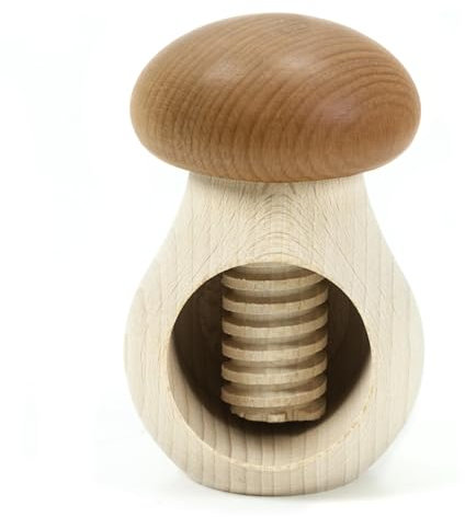 Holzfee Nussknacker Pilz (Hellbraun | Natur)