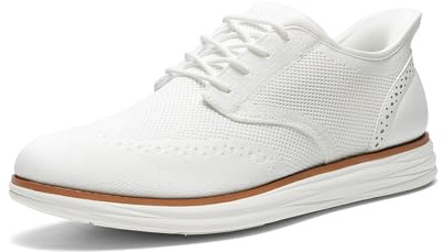 Bruno Marc Baskets Oxford Homme en Tricot Respirant | Chaussures de Ville Décontractées pour Affaires et Quotidien