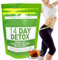 14 Tage Detox Tee Zum Abnehmen Und Entwässerung, Diet Slim Abnehmen, 14 Beutel Fatburner Tee, Sanfte Entgiftung Und Reinigung, Gewichtsreduktion Abbau Bauchfett