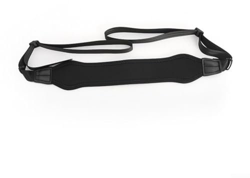 Instrumentengurt aus Messing, verstellbar, bequem, Baumwolle, für Horn, Bariton, Euphonium, 195 cm, Schwarz