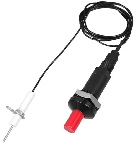 Gatuida Presszündung Set Für Gasfeuerstelle Gasanzünder Mit Keramischem Piezozündung Funkenzünder Für Gasgrill Und Küchenofen Für Sichere