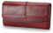 LETEULO Porte-monnaie en cuir véritable pour femme - Petite taille, rouge - 18 emplacements pour cartes, m, Rétro